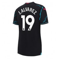 Koszulka piłkarska Manchester City Julian Alvarez #19 Strój Trzeci dla kobiety 2023-24 tanio Krótki Rękaw